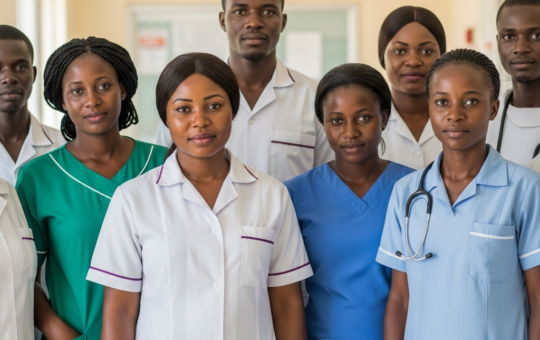 A Single Image Of A All Gambian Nurses Working 540x340